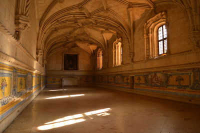 Interior of building