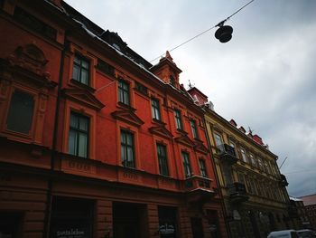 Low angle view of building against sky