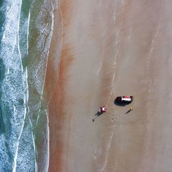 Aerial view of beach