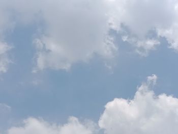 Low angle view of clouds in sky