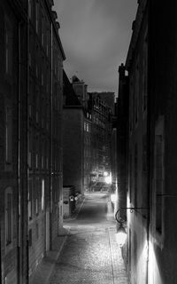 Street amidst buildings in city