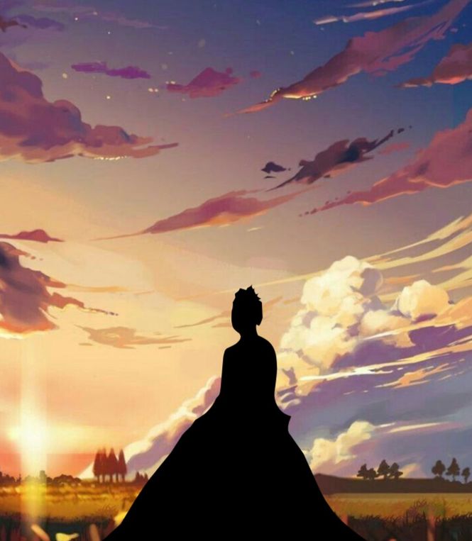 sky, sunset, cloud, one person, nature, silhouette, beauty in nature, adult, evening, horizon, scenics - nature, landscape, environment, tranquility, dusk, women, mountain, religion, outdoors, tranquil scene, sun, land, spirituality, dramatic sky, rear view, idyllic, sunlight