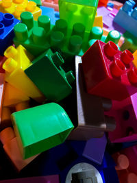 Full frame shot of toys