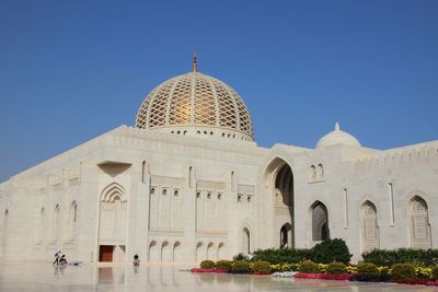 View of historic building against clear sky