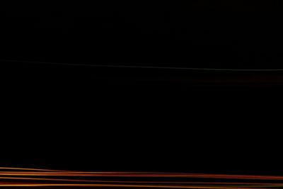Light trails at night