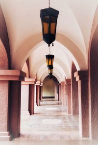 Corridor in building