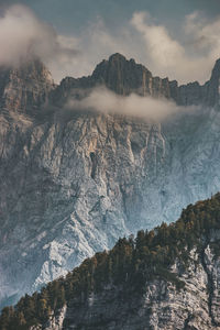 Scenic view of mountain against sky