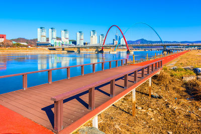 Rainbow bridge in south korea