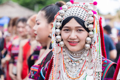 Portrait of a smiling young woman