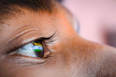 Close-up of human eye