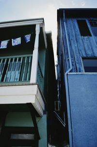 Low angle view of apartment building