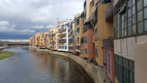 View of residential buildings against sky