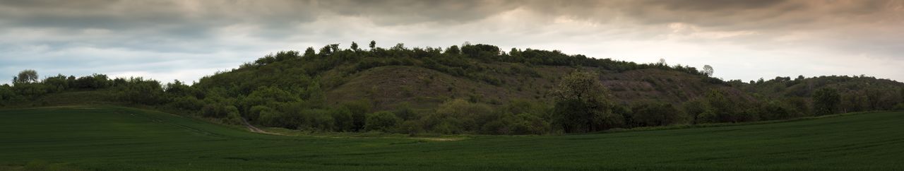 Panoramic view of landscape against sky