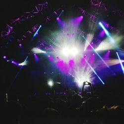 People enjoying at concert