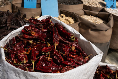 Close-up of seafood for sale