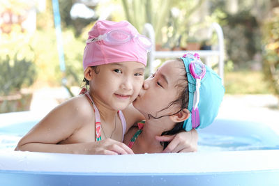 Portrait of a smiling girl