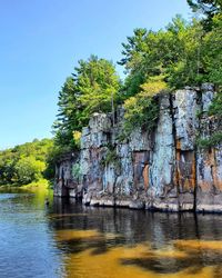 The beautiful bluffs along the st. croix river.