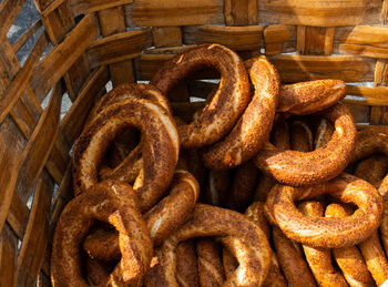 Full frame shot of food in store