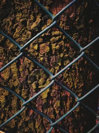 Full frame shot of chainlink fence