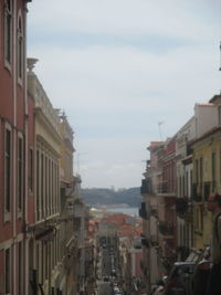 Panoramic view of city against sky