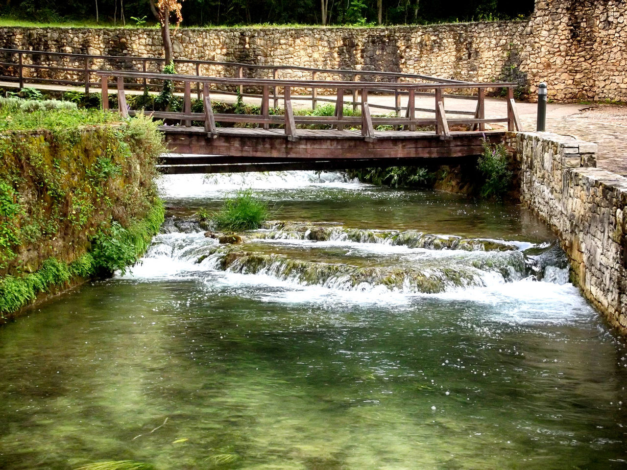 VIEW OF BRIDGE OVER RIVER