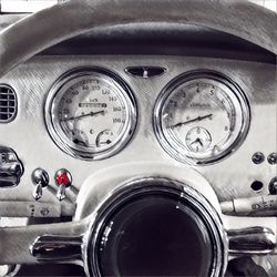 Close-up of vintage car