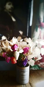 Close-up of flowers in vase