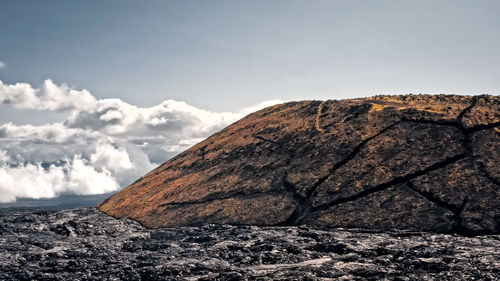 Volcanic eruption, lava, red hot lava flow, volcanoes nationalpark, usa, hawaii