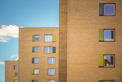 Low angle view of building against sky