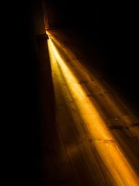 Street lights at night