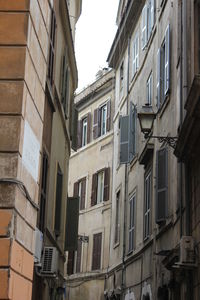 Low angle view of residential buildings