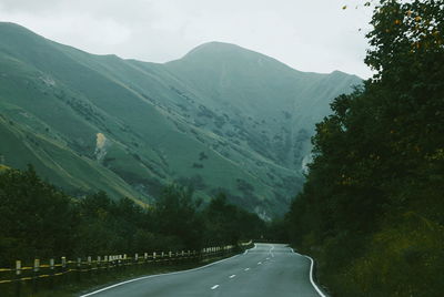 Road to kazbegi, georgia