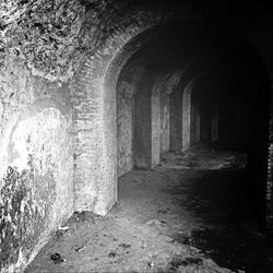 Low angle view of tunnel