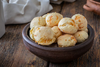Chipa is a brazilian, argentineansnack cheese bread, pao de queijo.