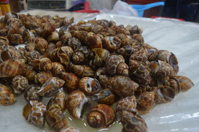 Close-up of food for sale in market