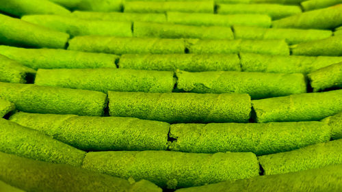 Full frame shot of green beans