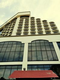 Low angle view of building against sky