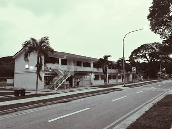 View of city street