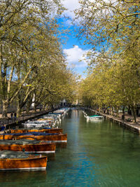Bridge over river in city