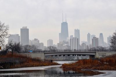 View of cityscape against sky