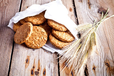 Close-up of food on table