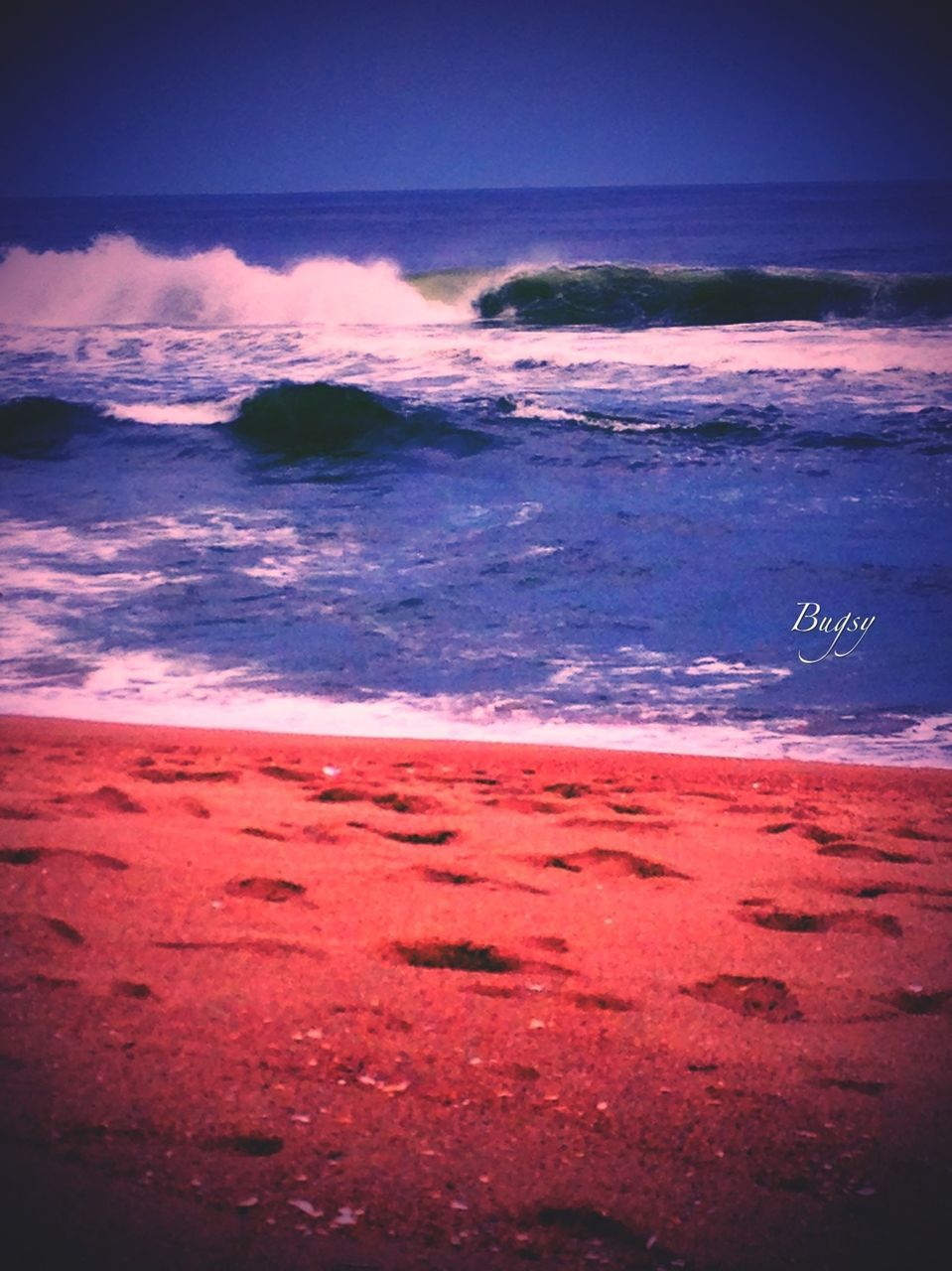 sea, water, horizon over water, scenics, beach, beauty in nature, tranquil scene, tranquility, nature, wave, blue, shore, sky, surf, idyllic, coastline, seascape, sand, outdoors, ocean