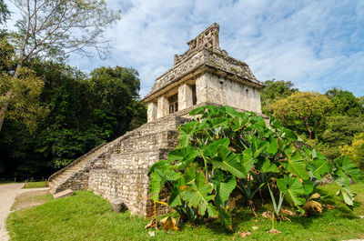 Temple of the inscriptions at palenque