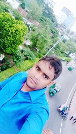 Portrait of boy smiling