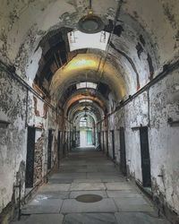 Corridor of old building