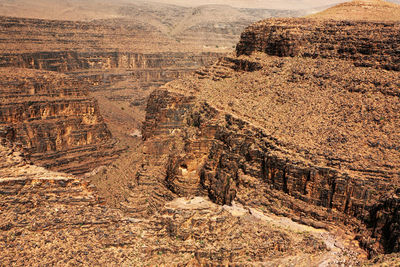 High angle view of dades valley