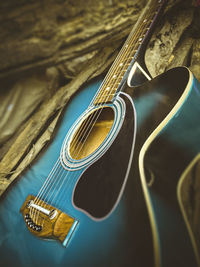 Close-up of guitar
