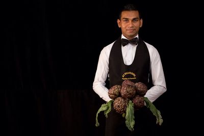 Portrait of young man