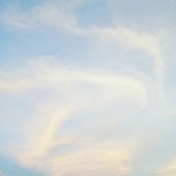 Low angle view of clouds in sky