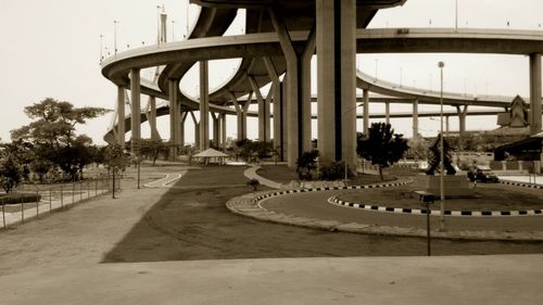 View of bridge in city